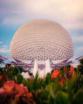EPCOT Spaceship Earth Flowers (vertical)