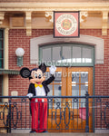 Mickey Welcoming Guests at Park Reopening