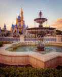 Cinderella's Castle Water Fountain