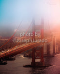 San Francisco Foggy Golden Gate Bridge